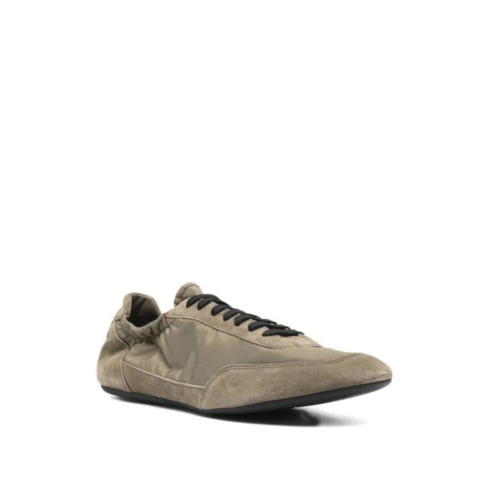 Prada Men Collapse Re-Nylon And Suede Elasticized Sneakers - Picture 2 of 4